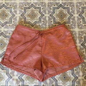 Urban Outfitters Shiny Pink Shorts sz XS